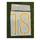 Nameset热转印 CHERKI 2026法甲里昂印字18号谢尔基印号