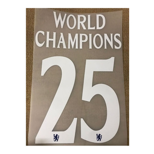 Champions 2025世俱杯切爾西奪冠印字 World Nameset Printing