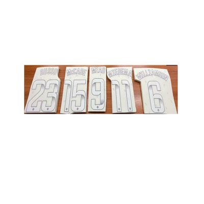2425阿森纳女足印字23号拉索麦凯布米德马米德印字热转印印字印号
