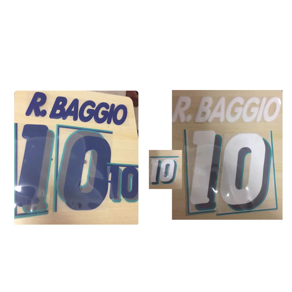 原版植绒1994巴乔印字意大利主客场场10号巴乔号码BAGGIO原版印号