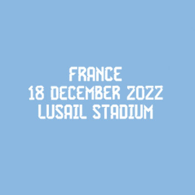 2022世界杯决赛阿根廷对阵法国门将专用马丁内斯热转印烫画