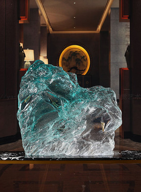 透明景石假山石雕塑摆件艺术品