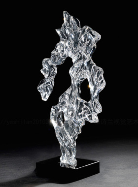 透明太湖石山水景观园林创意摆件