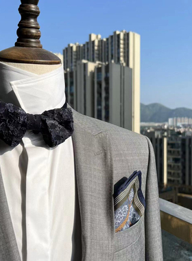 领结口袋巾手帕定制任意一款可以