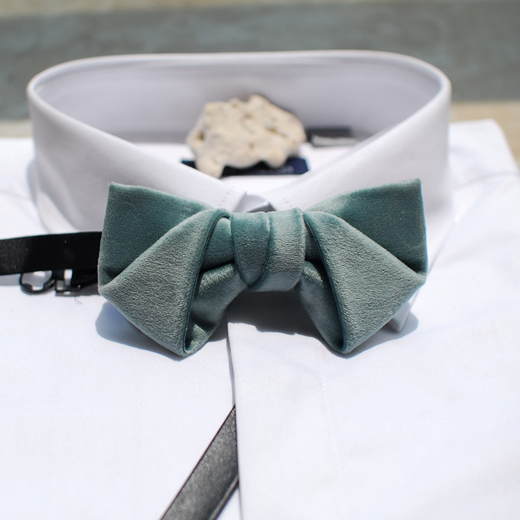 MERLIN高级灰2色设计款结婚主持领结煲呔西欧聚会PARTY礼物|ruв категории Аксессуары, воротник аксессуары, галстук - от Buy2taobao.com для оказания профессиональной услуги покупки агента Taobao