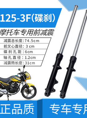 适用骏威GSX125 QS125-3A/3B/3C/3E3F3G/3K3H3L前减震避震器前叉
