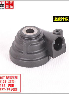 适配豪爵灵迪HJ125T-18/A/C/D/E/F/H踏板摩托车速度里程码表齿轮