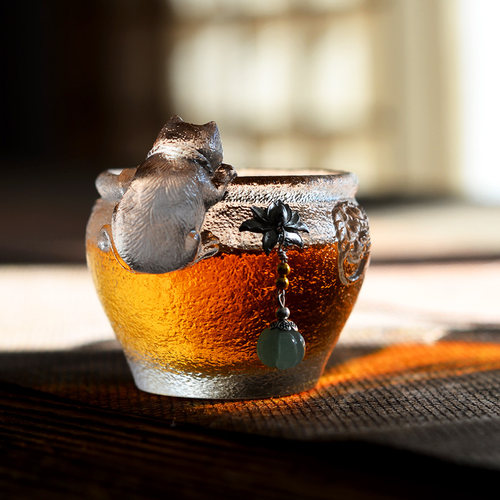 琉璃御猫茶杯故宫文创主人杯送礼