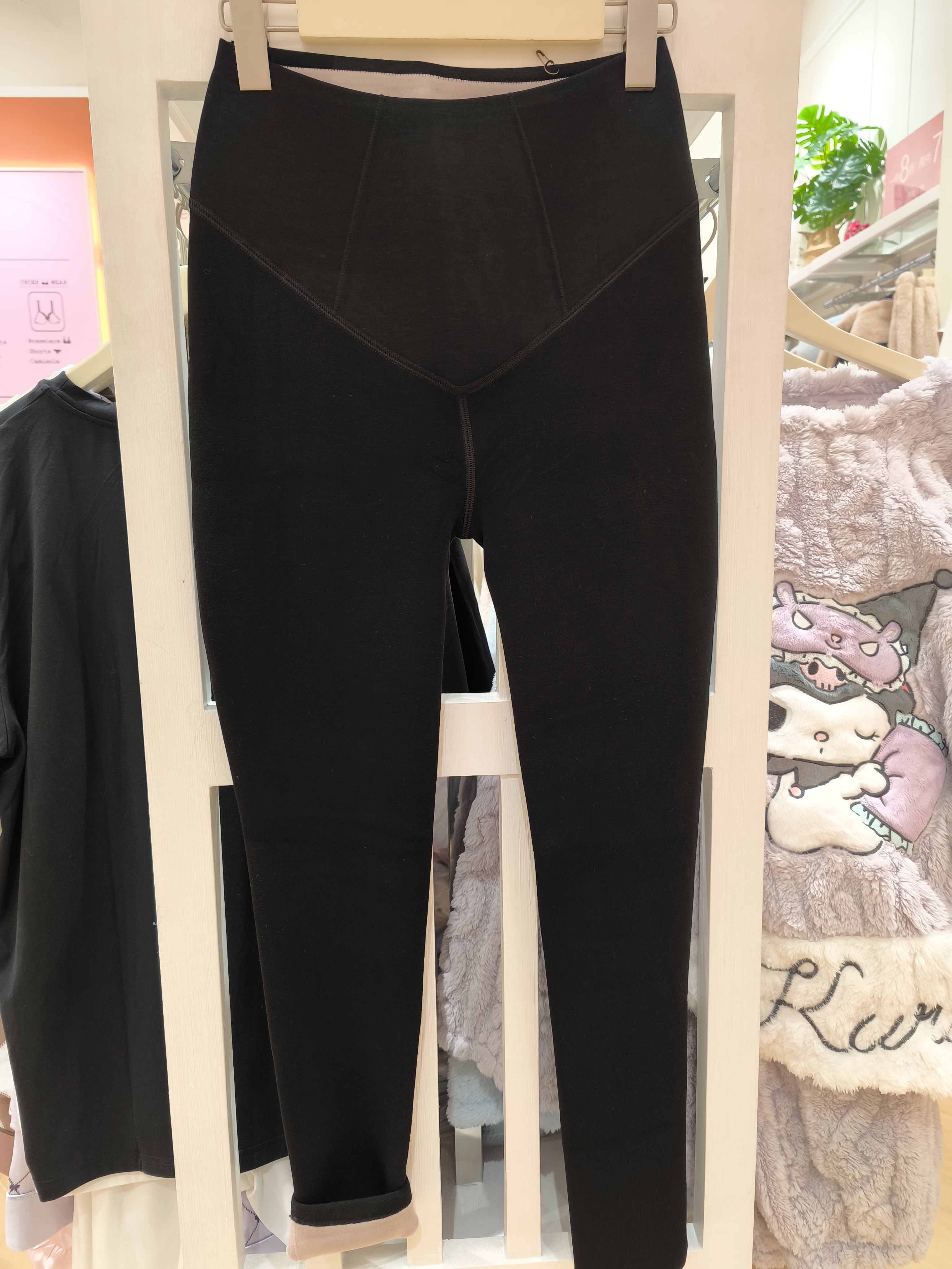 tutuanna24秋冬新款女士保暖裤高腰收腹两穿打底裤800D1000D