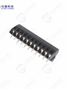 1-1546074-1《TERM BLK 11POS 35DEG 5.08MM PCB》