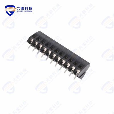 1-1546074-1《TERM BLK 11POS 35DEG 5.08MM PCB》