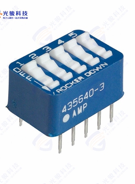 5435640-3 《SWITCH ROCKER DIP SPST 60MA 5V》