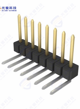 PBC08SGBN《CONN HEADER R/A 8POS 2.54MM》