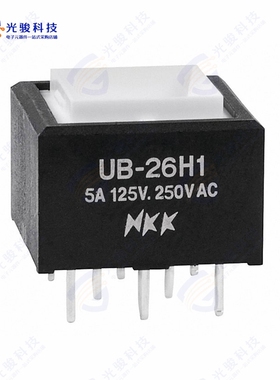 UB26SKW035D 《SWITCH PUSHBUTTON DPDT 5A 125V》