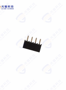 BG095-04-A-N-D《4W, 2.54MM PITCH SOCKET, SIL, TH》