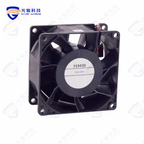 08038RA-12Q-EU-04《80MM X 80MM X 38MM, 12VDC, W 4-W》