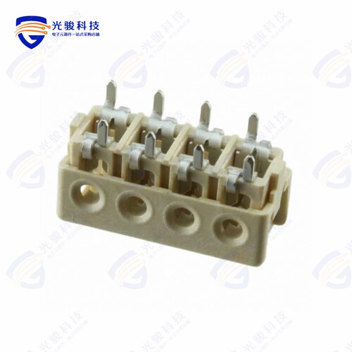 2-2106489-4《CONN WIRE IDC 4POS 22AWG PCB RA》