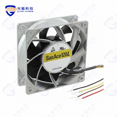 9LG1224P1G001《FAN 120X38MM 24VDC RBLS TACH,PWM》