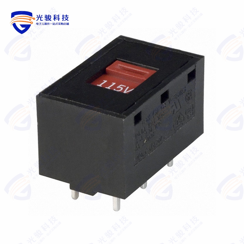 V80212MS02Q 《SWITCH SLIDE DPDT 10A 125V》