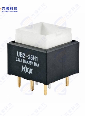 UB225SKG035F 《SWITCH PUSH DPDT 0.4VA 28V》