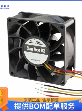 无刷直流风扇9GV0912P1H03【FAN AXIAL 92X38MM 12VDC WIRE】