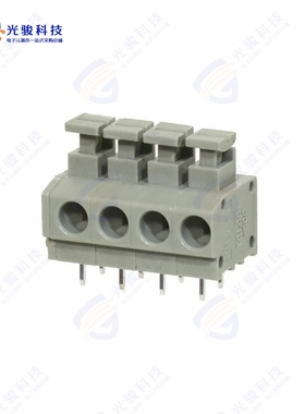 TBL001-500-04GY-2GY《TERMINAL BLOCK, SCREWLESS, 5.00,》