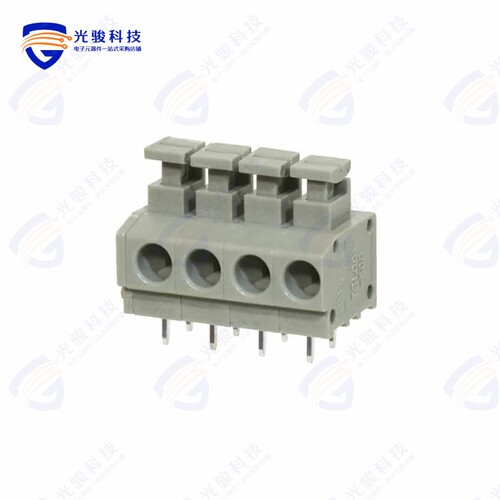 TBL001-500-04GY-2GY《TERMINAL BLOCK, SCREWLESS, 5.00,》