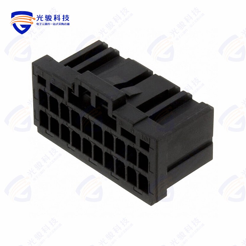 1-1827862-0《CONN RCPT HSNG 20POS DUAL KEY X》 - 实物图