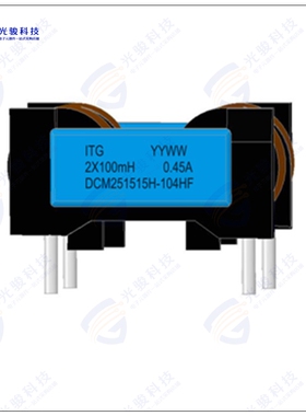 DCM251515H-104HF 滤波器CMC 100MH 450MA 2LN THROUGH HOLE