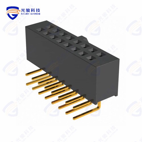 SFH11-PBPC-D08-RA-BK《CONN HDR 16POS 0.1 GOLD PCB R/A》