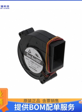无刷直流风扇9BMB12P2G01【FAN BLOWER 97.1X33MM 12VDC WIRE】