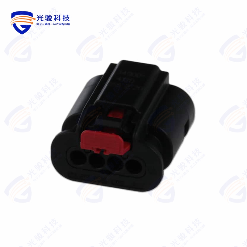 349004120《1.2MM SLD ASSY RCPT 1X4 BLK KEYA》