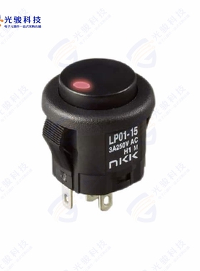 LP0115CMKW015CA 《SWITCH PUSHBUTTON SPDT 3A 125V》