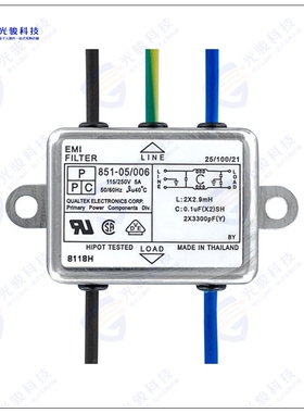 851-05/006 滤波器LINE FILTER 115V/250VAC 5A CHASS