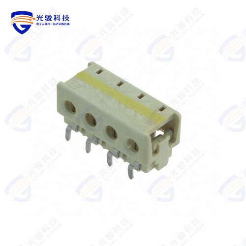 2106489-4《CONN WIRE IDC 4POS 18AWG PCB RA》