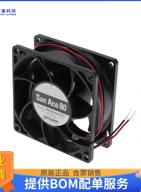 无刷直流风扇9S0812F4021【FAN AXIAL 80X25MM 12VDC WIRE】