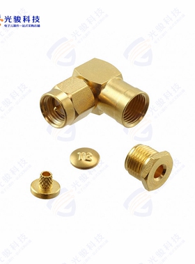 1051139-1《CONN SMA PLUG R/A 50 OHM SOLDER》
