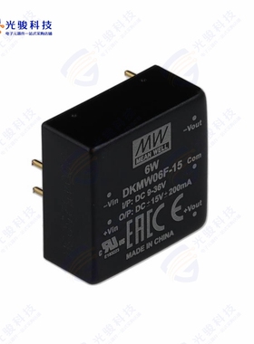 DKMW06F-15《DC DC CONVERTER +/-15V 6W》