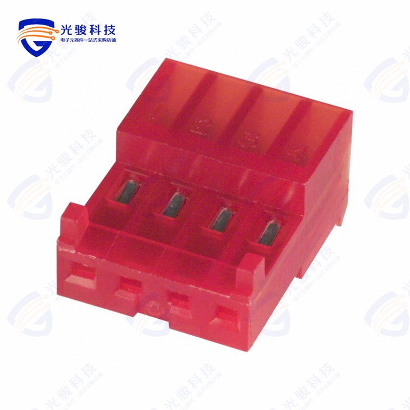 3-643813-4《CONN RCPT 4POS IDC 22AWG TIN》