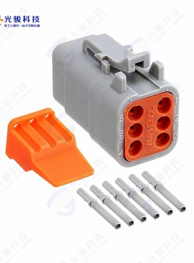 ATM06-6S-KIT01《CONN PLUG 6POS CRIMP 16-22AWG》