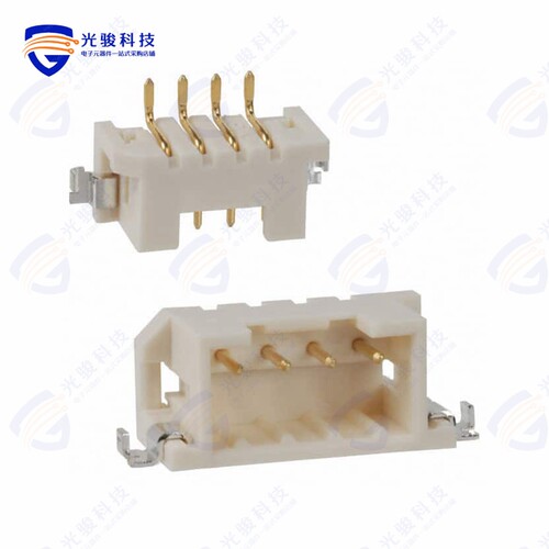 DF3E-4P-2H(54)《CONN HEADER SMD R/A 4POS 2MM》