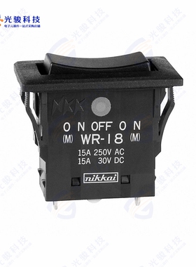 WR18AS 《SWITCH ROCKER SPDT 15A 125V》