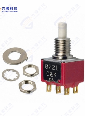 8225SHZBE 《SWITCH PUSH DPDT 0.4VA 20V》