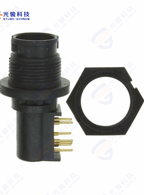 EN3P7MRAPCX《CONN RCPT MALE 7POS GOLD SOLDER》