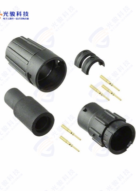 8280-5PG-513《CONN RCPT MALE 5POS GOLD CRIMP》