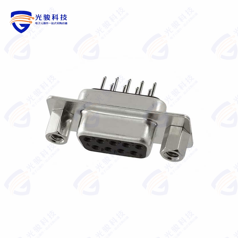 DE09-ST-1-JS《CONN D-SUB RCPT 9POS VERT SLDR》