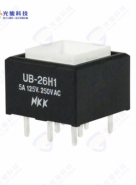 UB26SKW035F 《SWITCH PUSHBUTTON DPDT 5A 125V》