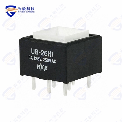 UB26SKW035F 《SWITCH PUSHBUTTON DPDT 5A 125V》
