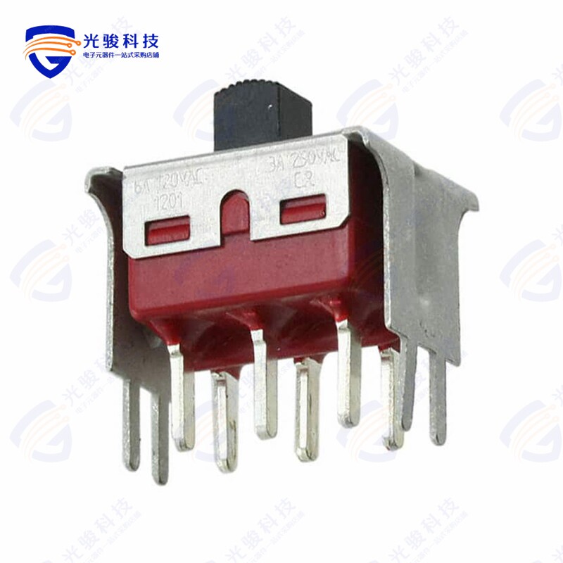 1201M2S3V3QE2 《SWITCH SLIDE DPDT 6A 120V》