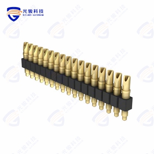 PCB 017 CONN PISTON SPRING 824 17POS SLD 001000